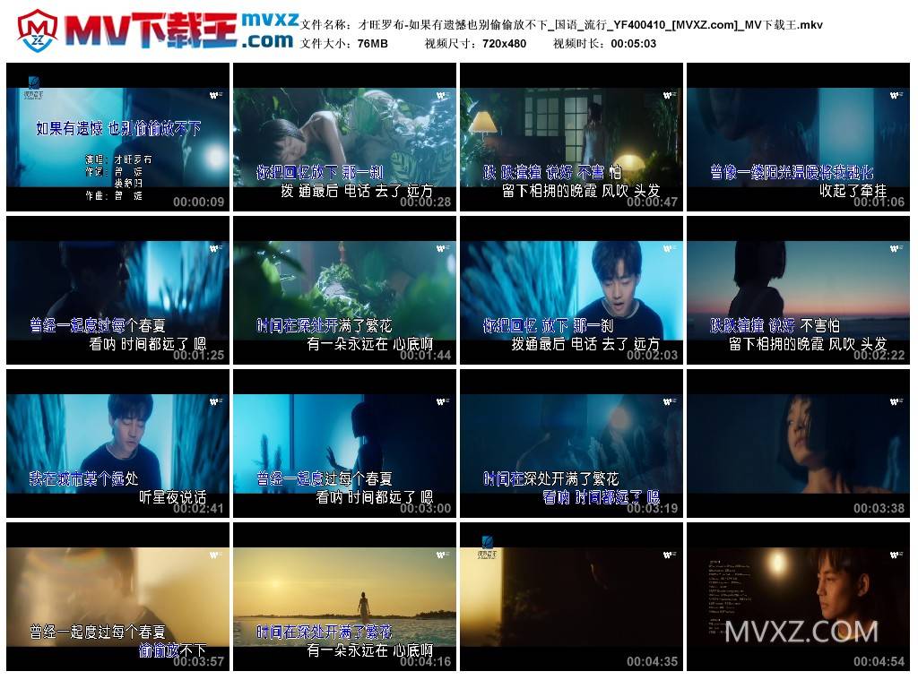才旺罗布-如果有遗憾也别偷偷放不下_国语_流行_YF400410